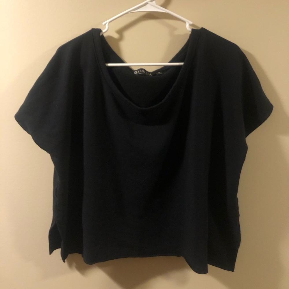 Athleta cropped off the shoulder top